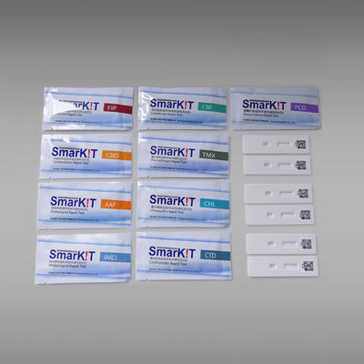 Kit de prueba rápida de residuos de pesticidas de cipermetrina para frutas y verduras Detección rápida, alta sensibilidad proveedor