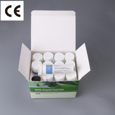 β-lactam + tetraciclinas + sulfonamidas Banda de ensayo rápida para leche proveedor