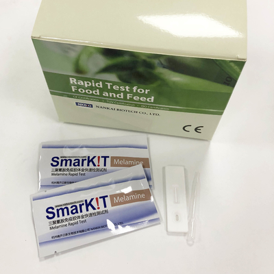 Melamina de diagnóstico rápido en una sola etapa Kit de pruebas rápidas para piensos y granos proveedor