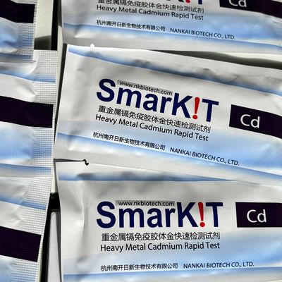 Kit de pruebas de metal pesado de cadmio para el durián   Detección rápida de contaminación por Cd en la fruta proveedor