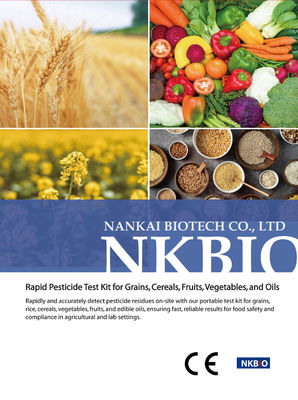 Kit de prueba rápida de residuos de pesticidas de propiconazol Detección rápida y precisa para frutas y verduras para uso en el lugar y en laboratorio proveedor