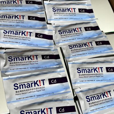 Kit de pruebas rápidas de cadmio para durian y frutas tropicales. Solución de detección de metales pesados en el sitio, envío de 1 día. proveedor