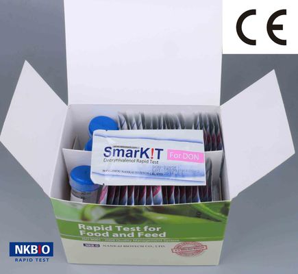 DON/Vomitoxina (deoxinivalenol) Kit de prueba rápida para el cribado de trigo, maíz, piensos y granos proveedor