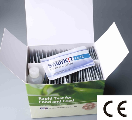 Kit de pruebas rápidas de fumonisinas Kit de pruebas rápidas de aflatoxinas para maíz Trigo Kit de pruebas de diagnóstico de granos Almacenamiento a temperatura proveedor
