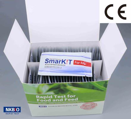 Kit de pruebas rápidas de ractopamina para carne de cerdo, pollo, res de res Kit de pruebas de resistencia a los antibióticos Kit de pruebas de diagnóstico Kit de pruebas de un paso proveedor