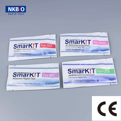 Kit de prueba rápida total de aflatoxina B1, B2, G1, G2 (Kit de prueba de micotoxina) para cacahuetes, trigo, cereales, frijoles, leche proveedor