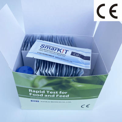 Kit de pruebas rápidas de cadmio de metales pesados en mariscos camarones y carne de aves de corral Kit de pruebas de diagnóstico rápido Almacenamiento a temperatura proveedor