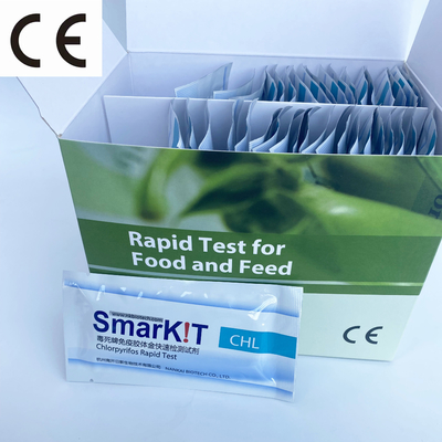 Kit de ensayo rápido del pesticida clorpirifos en frutas y verduras proveedor