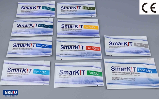 Conjunto de pruebas rápidas de sulfuro de drogas de miel de pruebas de tiras de diagnóstico de pruebas rápidas de miel de antibióticos de prueba de pruebas de temperatura de almacenamiento proveedor