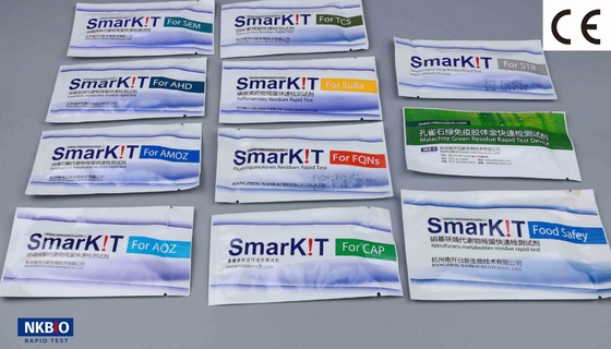 Kit de pruebas rápidas de fluoroquinolona Antibióticos Kit de pruebas rápidas de diagnóstico Kit de pruebas rápidas Temperatura de almacenamiento proveedor