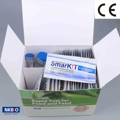 Kit de pruebas rápidas de furaltadona Miel Kit de pruebas de antibióticos Kit de pruebas de diagnóstico Kit de pruebas de un paso Temperatura de almacenamiento proveedor