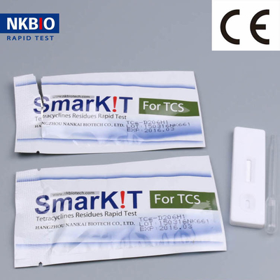 Kit de pruebas rápidas de tetraciclina en mariscos, camarones y carne de aves de corral Kit de pruebas rápidas de diagnóstico proveedor