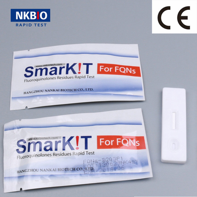 Kit de pruebas rápidas de fluoroquinolona Antibióticos Kit de pruebas rápidas de diagnóstico Kit de pruebas rápidas Temperatura de almacenamiento proveedor