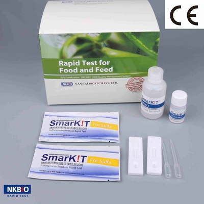 Conjunto de pruebas rápidas de sulfuro de drogas de miel de pruebas de tiras de diagnóstico de pruebas rápidas de miel de antibióticos de prueba de pruebas de temperatura de almacenamiento proveedor