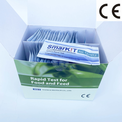 T2/HT2 Kit de prueba rápida de toxinas Kit de prueba de tiras Kit de prueba de aflatoxina para maíz trigo grano Kit de prueba de diagnóstico Test de un paso proveedor